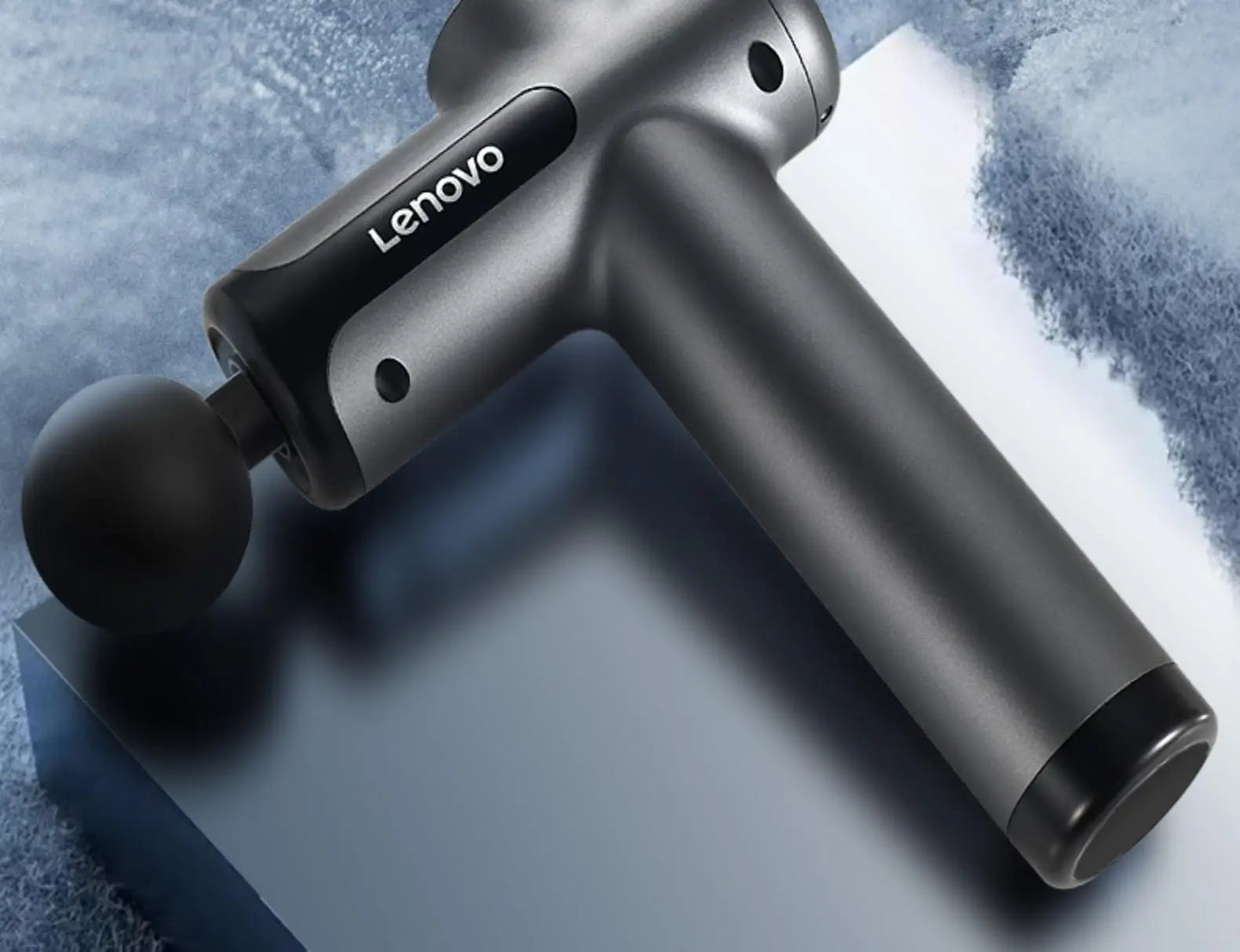 Lenovo – pistolet Fascia de marque, soulage en profondeur les douleurs musculaires, équipement de Fitness et de Relaxation, écran tactile LED, 8 têtes de Massage, cadeaux
