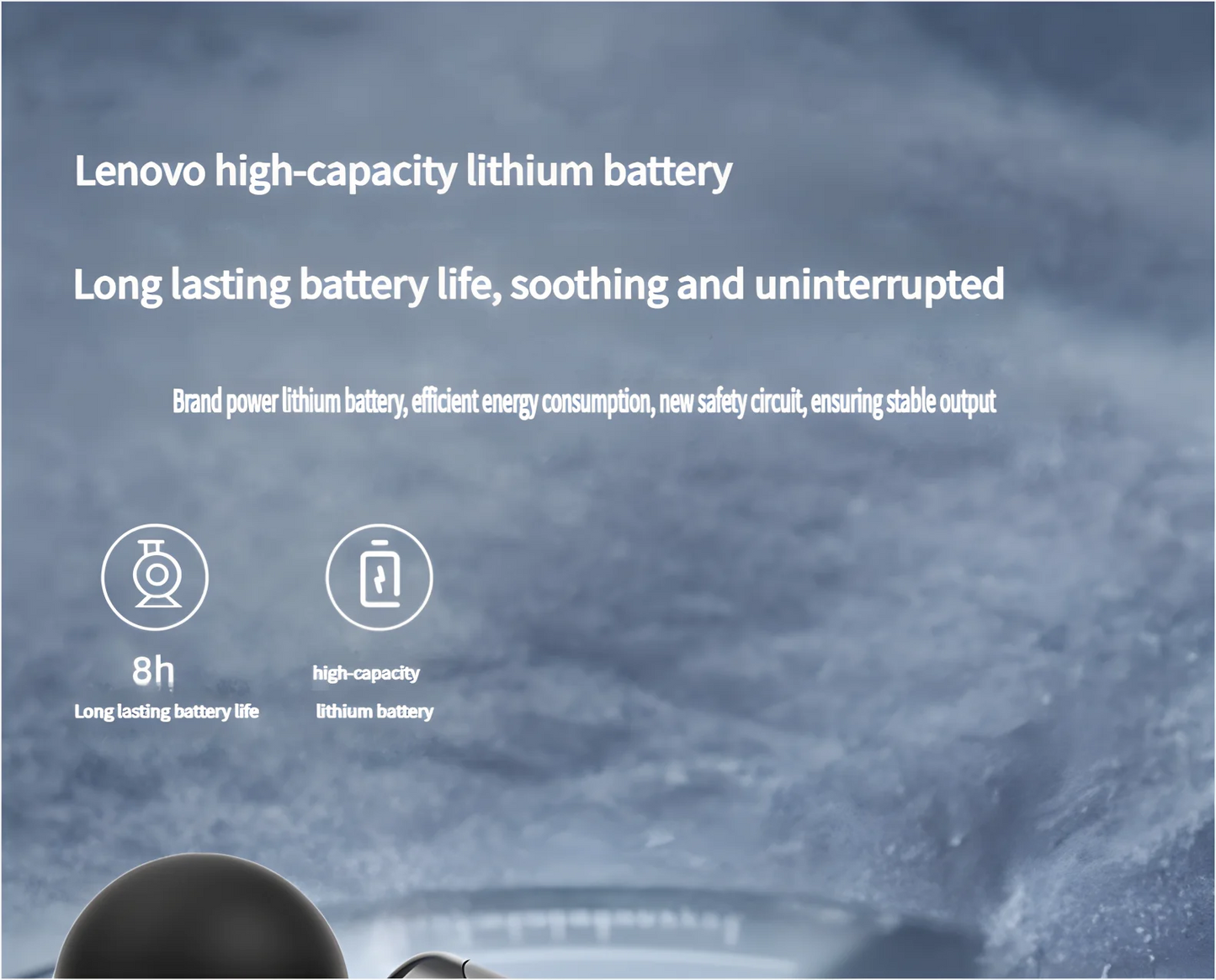 Lenovo – pistolet Fascia de marque, soulage en profondeur les douleurs musculaires, équipement de Fitness et de Relaxation, écran tactile LED, 8 têtes de Massage, cadeaux