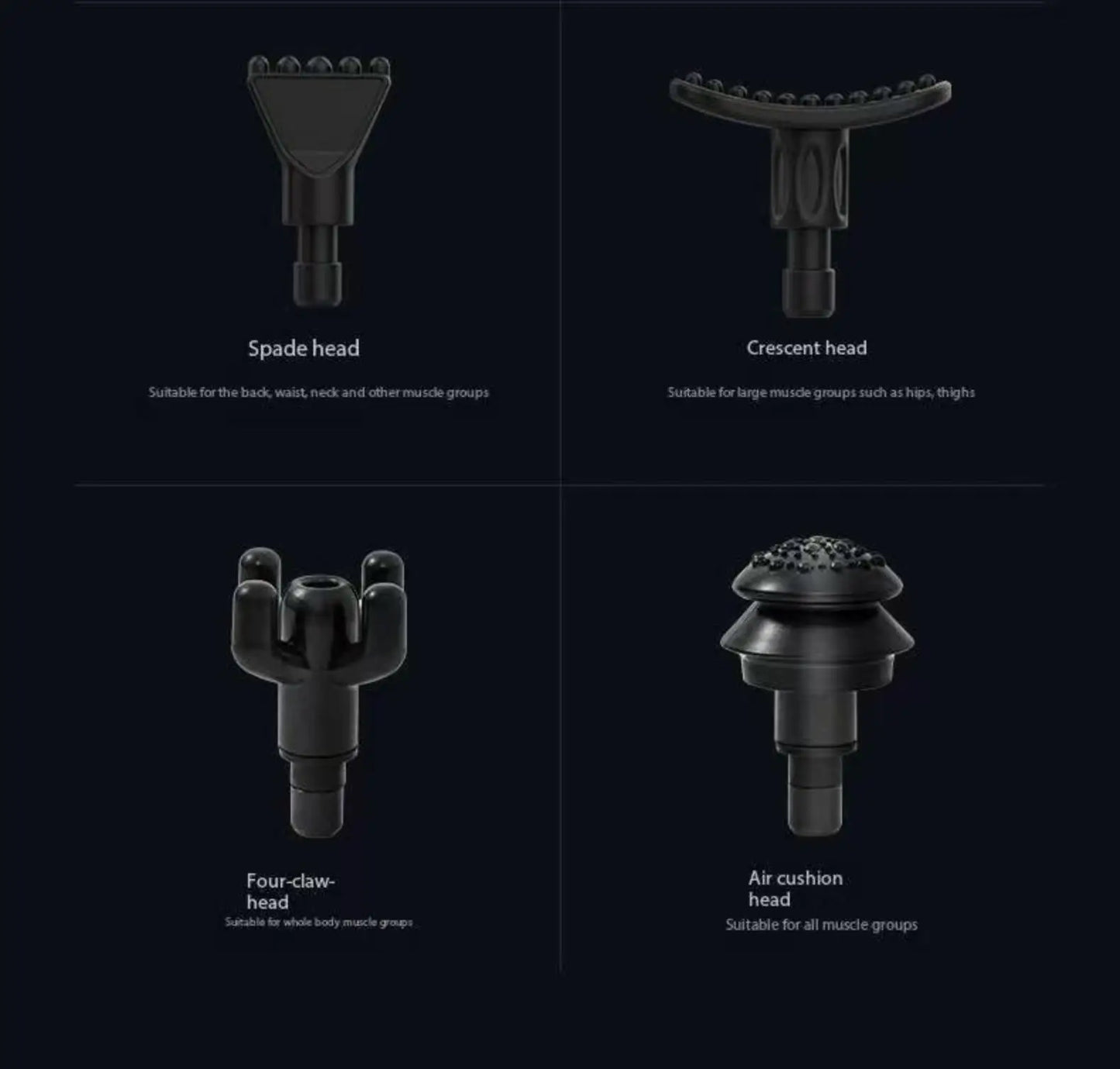 Lenovo – pistolet Fascia de marque, soulage en profondeur les douleurs musculaires, équipement de Fitness et de Relaxation, écran tactile LED, 8 têtes de Massage, cadeaux
